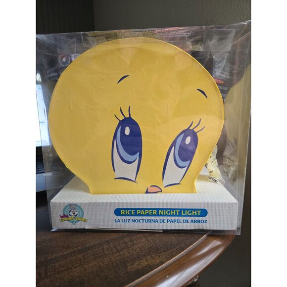 BABY LOONEY TUNES Vintage 2000 Tweety Bird Rice Paper Night Light-Tested/Works - Picture 5 of 13